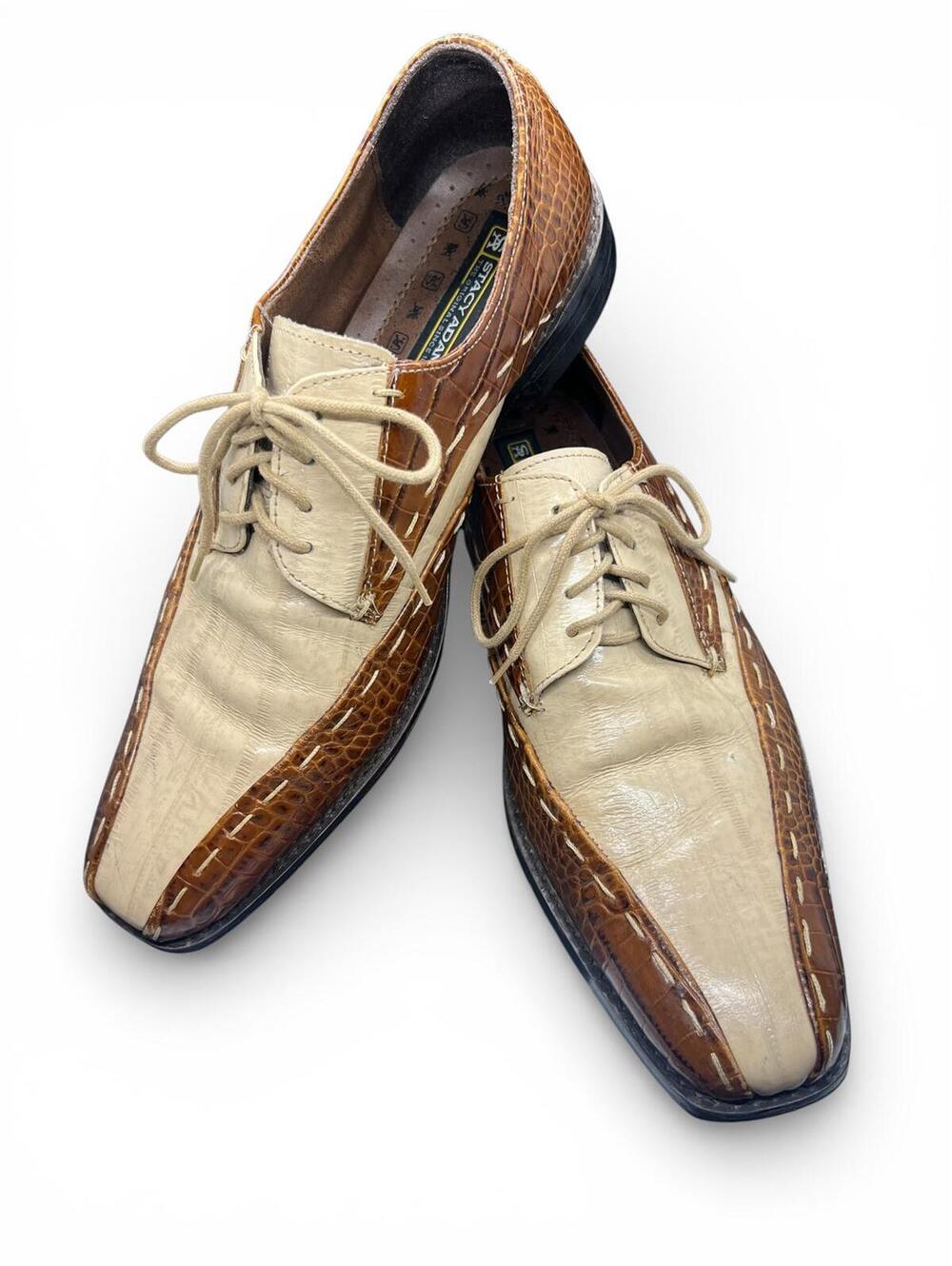 Stacy Adams Crocodile Oxfords